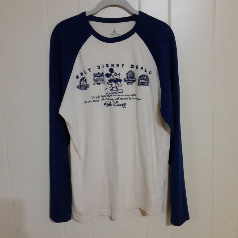 Walt Disney World Disney Parks Authentic Unisex size S jersey style tee read